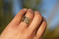 Bubble Diamond Band